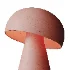 White Mushroom Table Lamp - Thumbnail 9