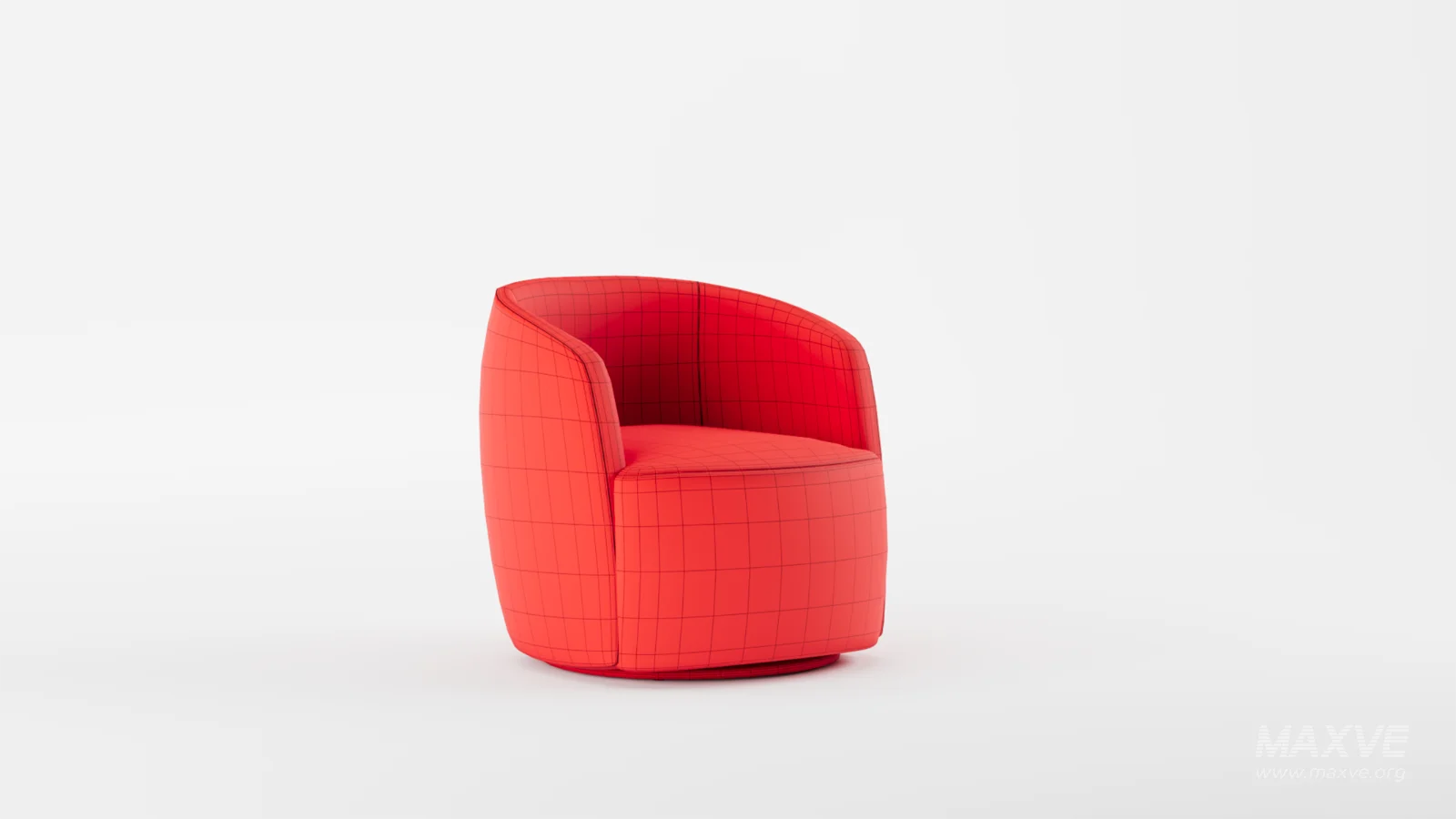 Tub Swivel Chair Navy Linen - Image 11