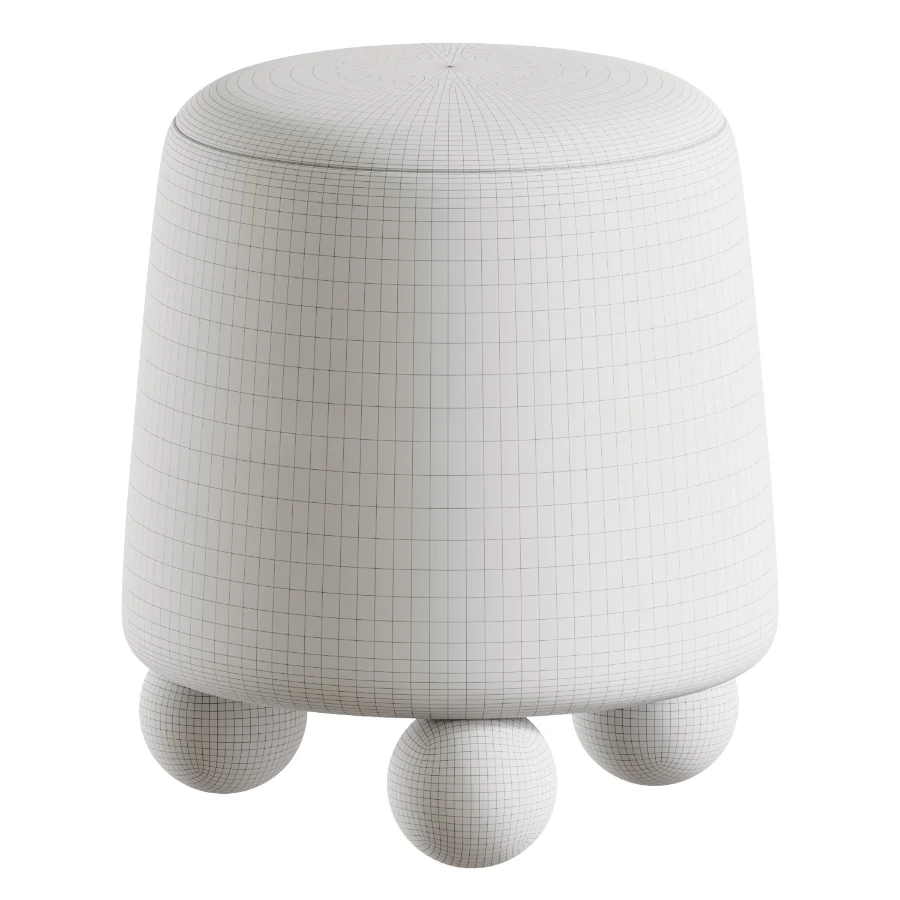 Wakonda Black pouf - Image 6
