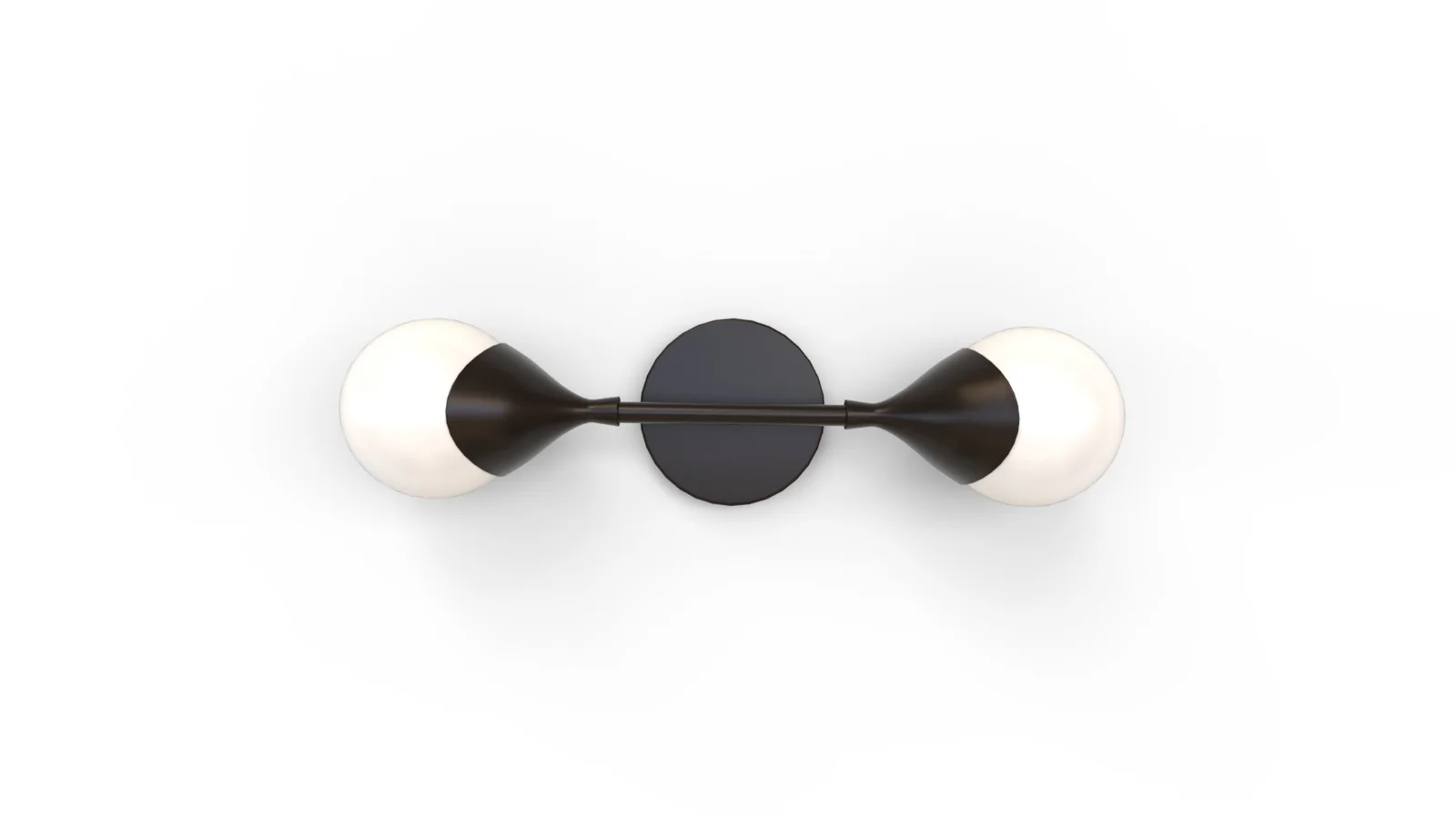 Turio Black Wall Sconce - Image 3