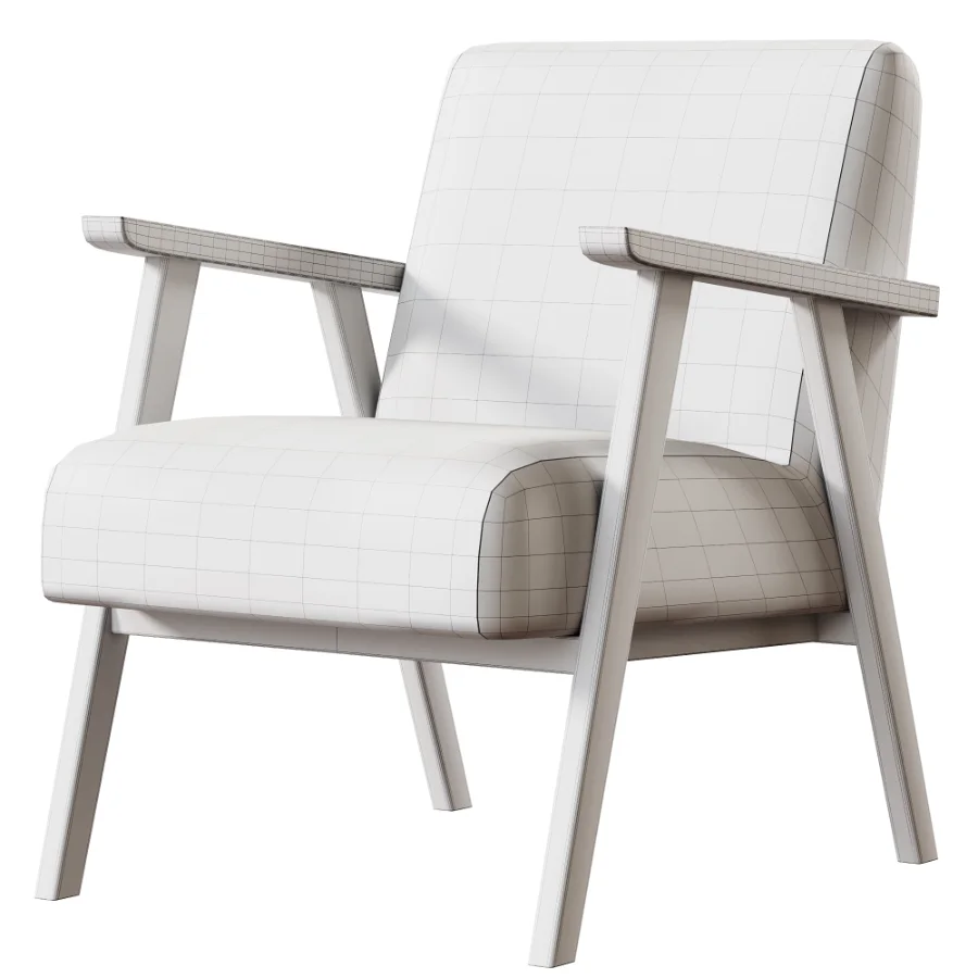 Ebbe Ecru Linen Armchair - Image 5