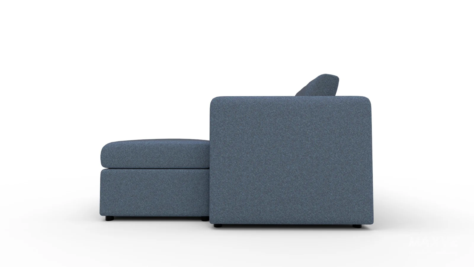 Sectional with Narrow Arm and Storage Ottoman - Image 6