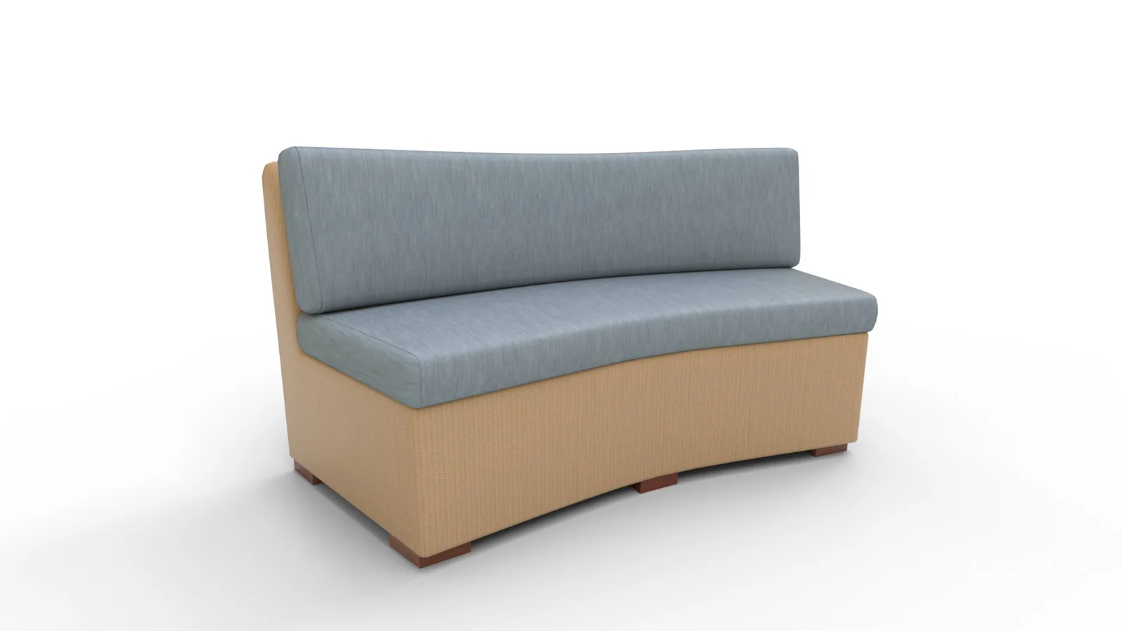 Hampton Round Sectional Slipcover Valdese Indigo - Image 6