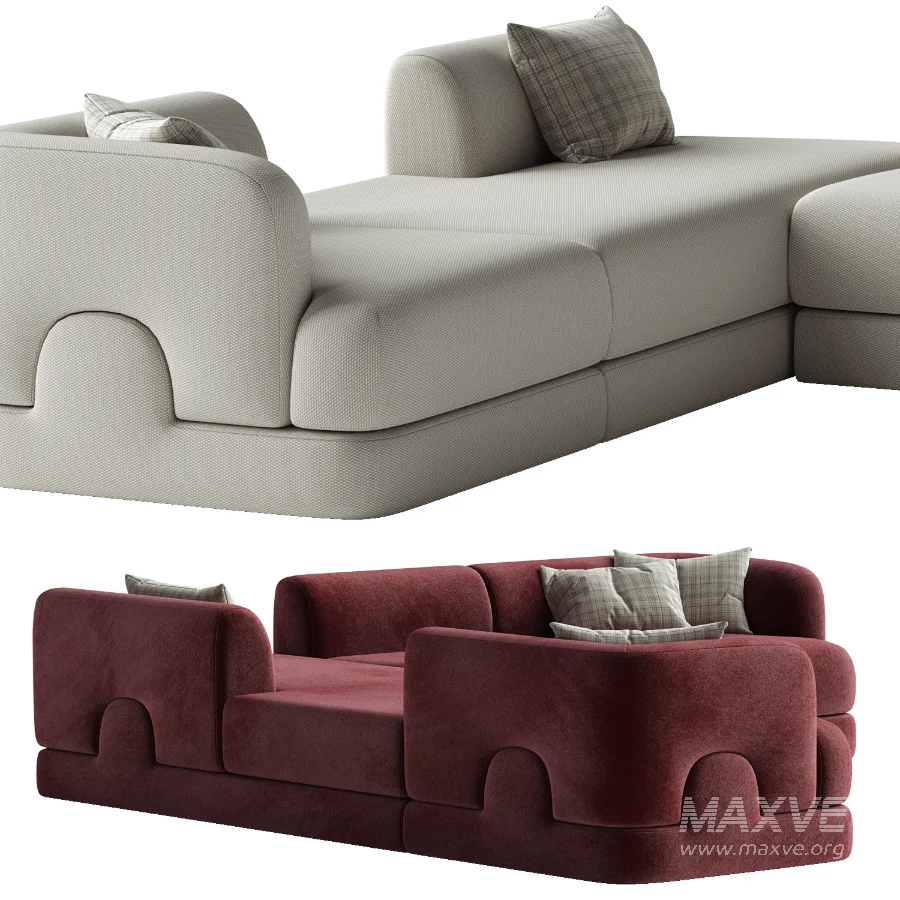 Mosaico Modular Couch 1 - Image 4