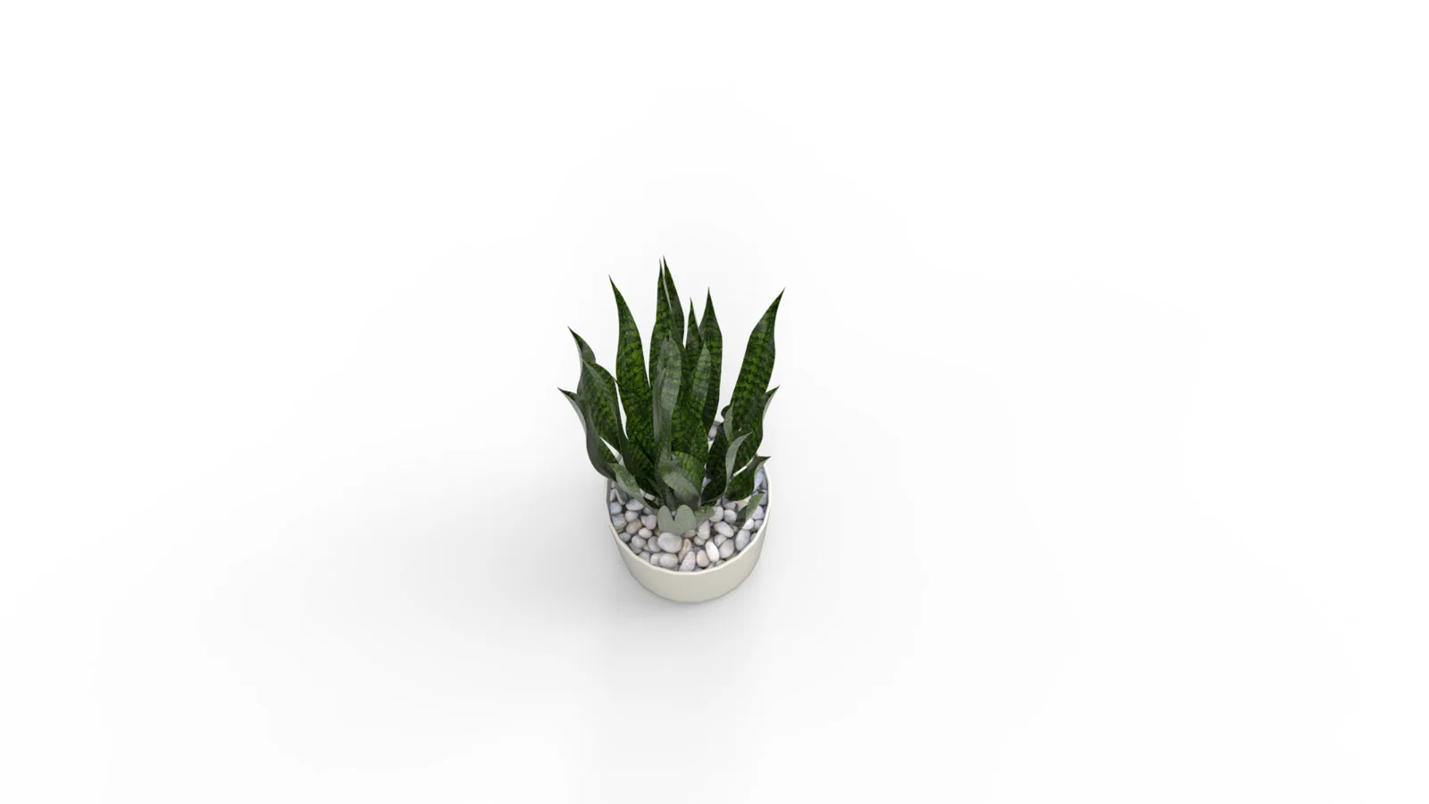 Artificial Snake Plant Plantin Planter - Image 2
