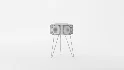 LUE BONA Pleated Vanity Stool - Thumbnail 8
