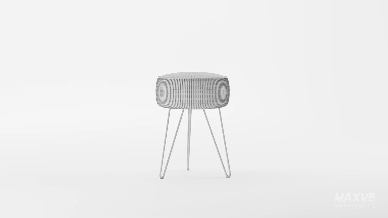 LUE BONA Pleated Vanity Stool - Image 8