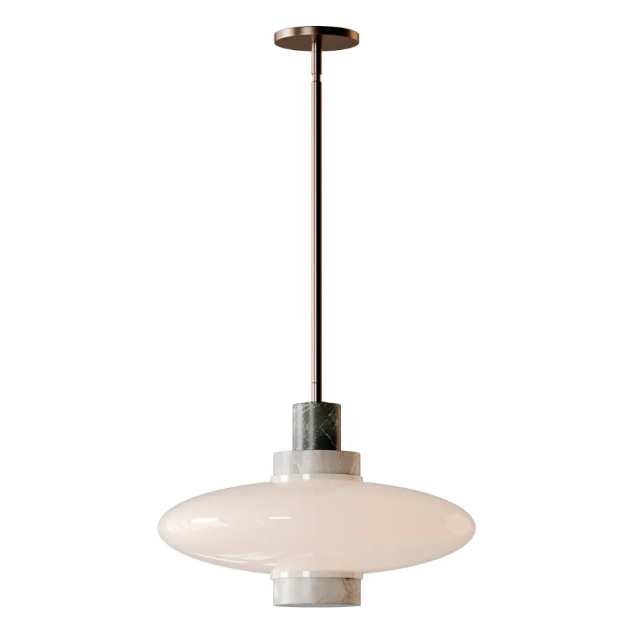 Virgo Contrast Marble Pendant Light - Image 5