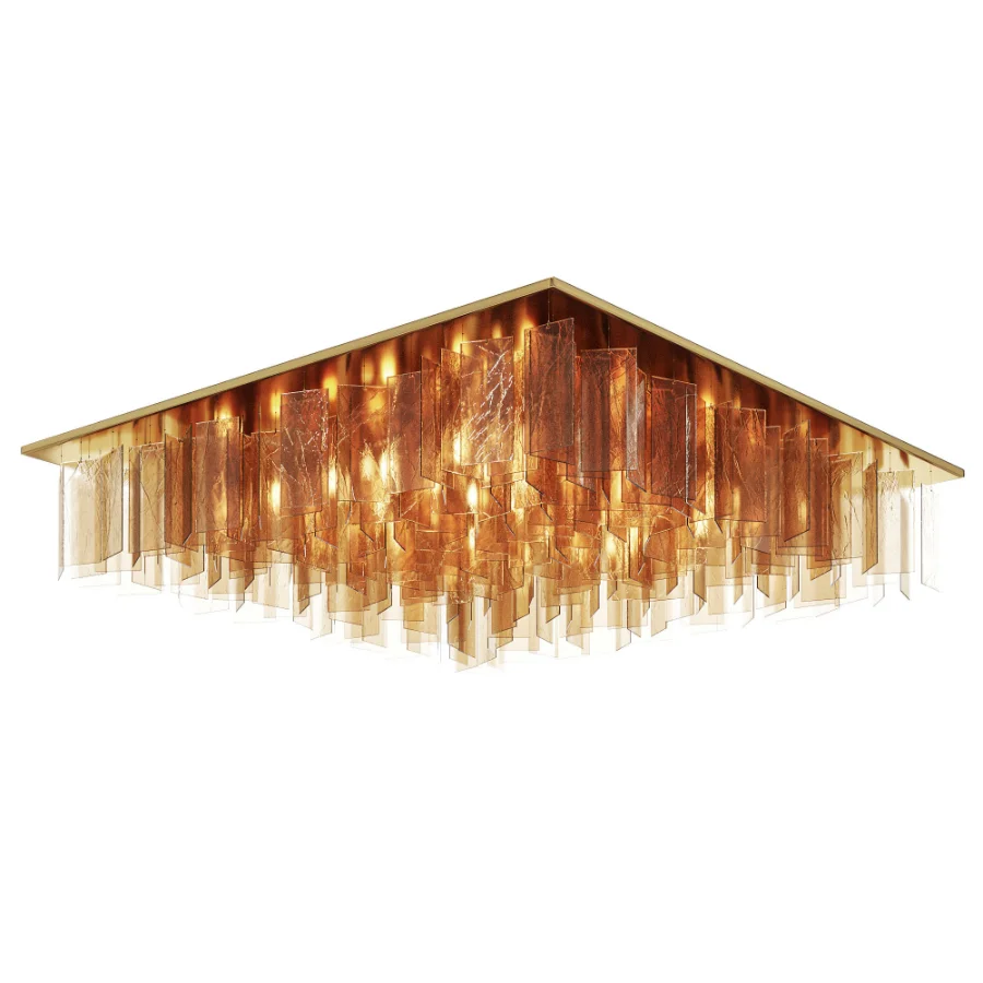 Square Propellor Cumulus White Chandelier - Image 2