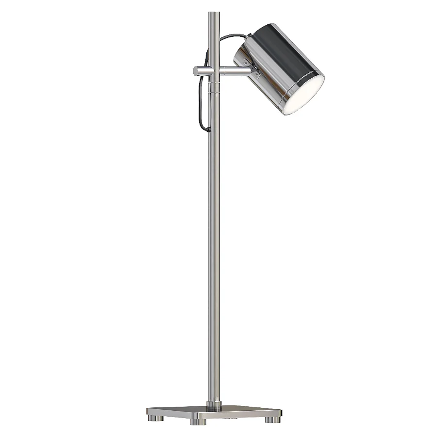 Adjustable nickel desk lamp - Image 4