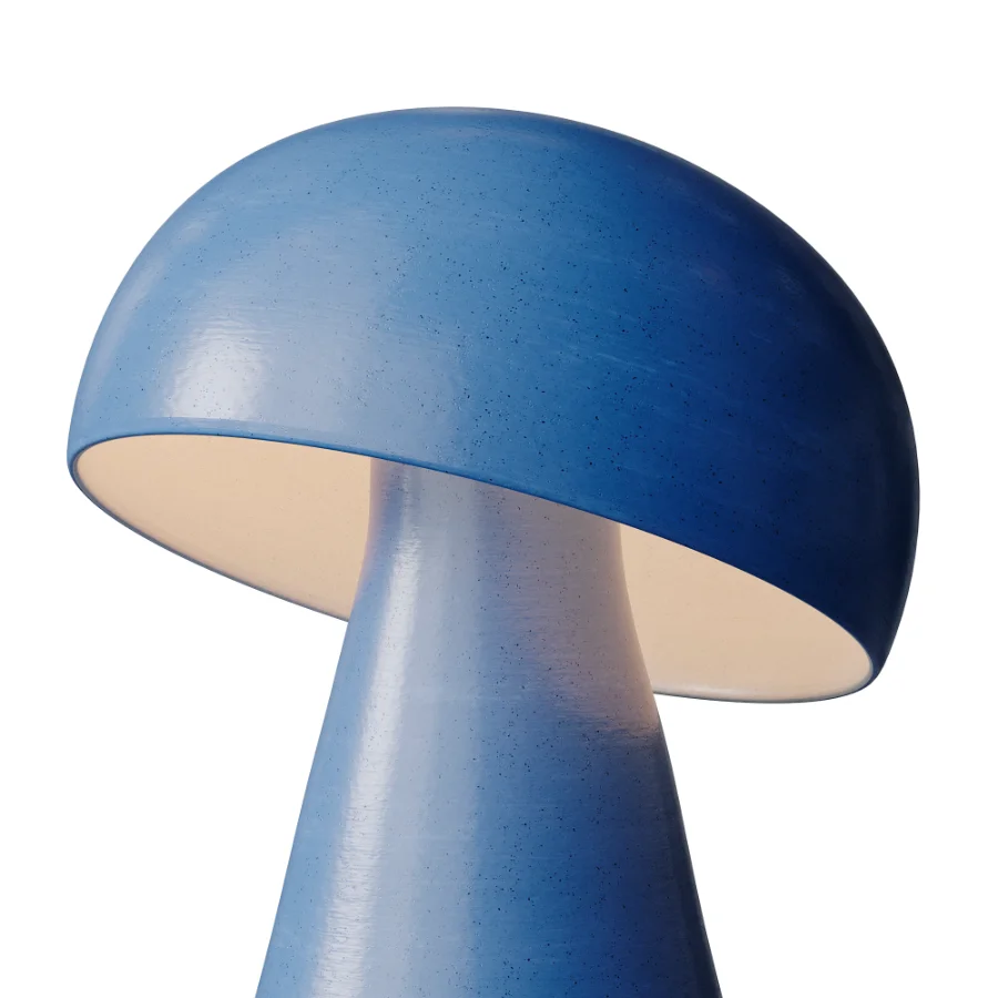 White Mushroom Table Lamp - Image 6