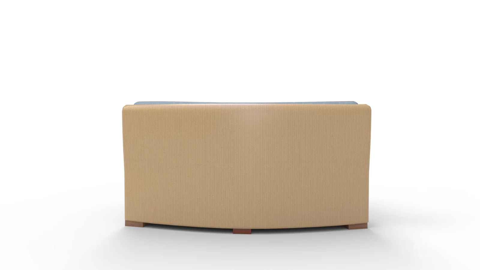 Hampton Round Sectional Slipcover Valdese Indigo - Image 2