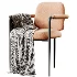 Avont White Performance Fabric Dining Armchair - Thumbnail 3