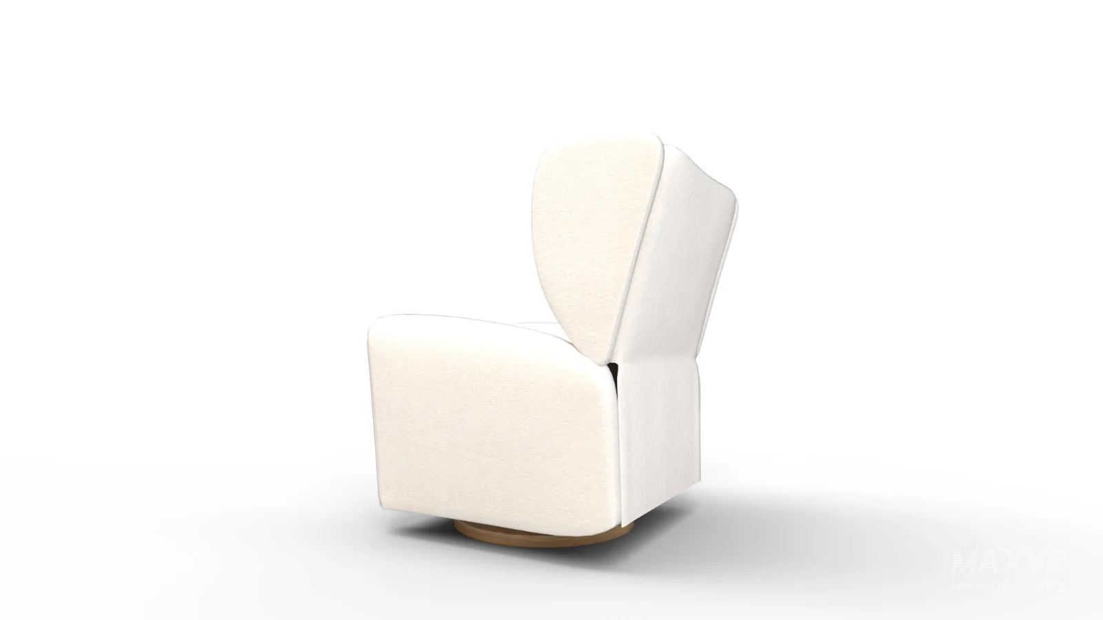 Seesaw Cream Boucle Power Recliner Chair - Image 5