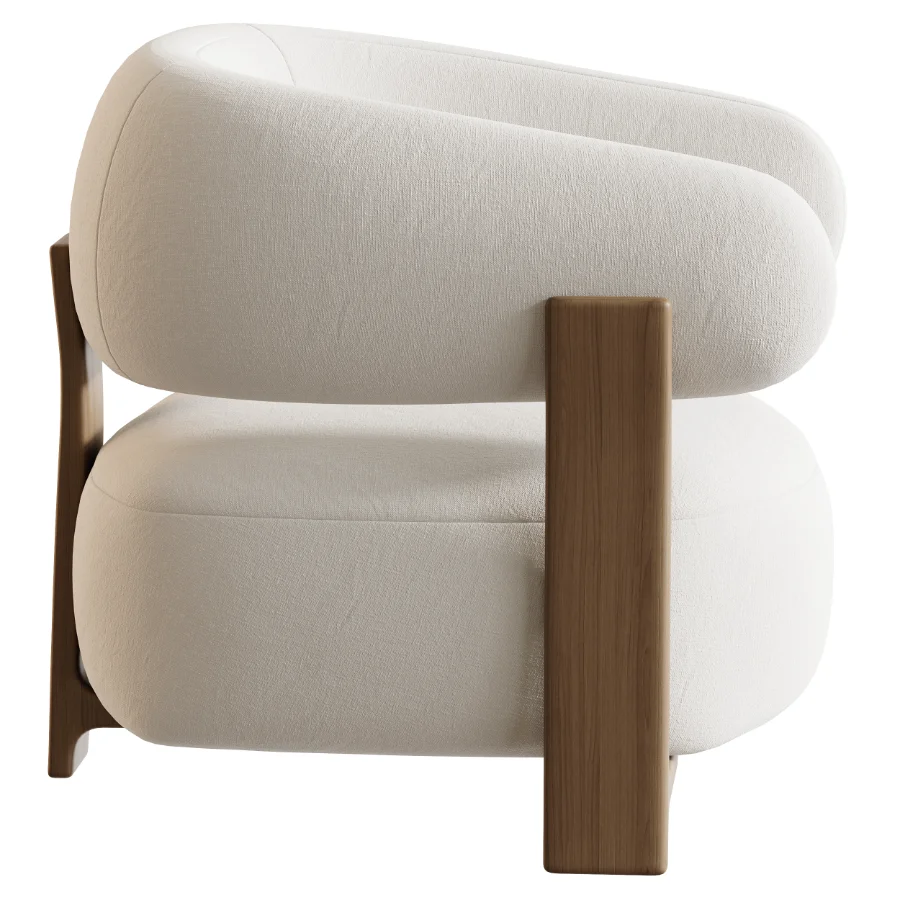Fauteuil GRANITE – Bruin Walnoot - Image 8