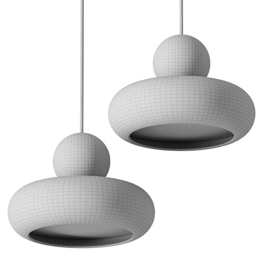 Retro Wabi Sabi Natural Stone Travertine Pendant Light - Image 3