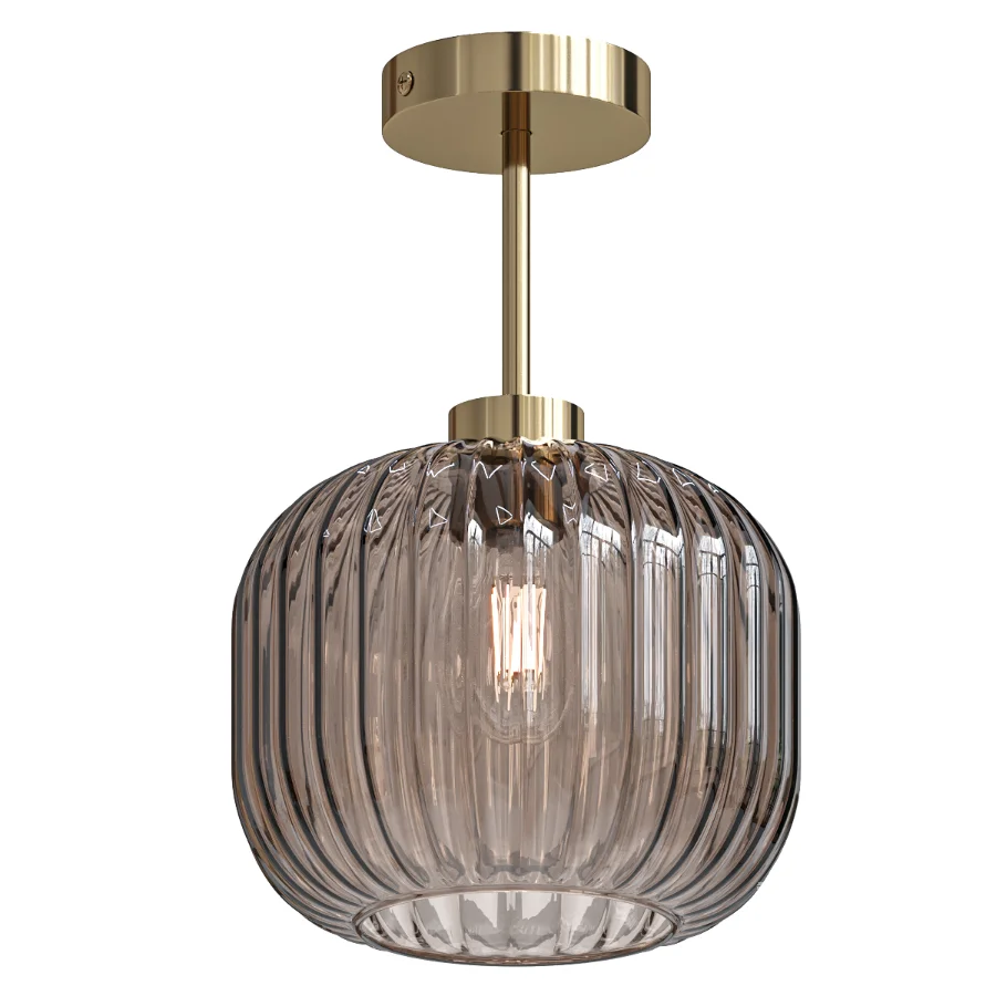 Grey Briz Ceiling Flush Fitting Light - Image 1