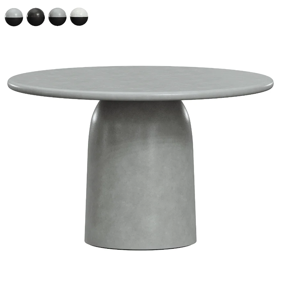 Tesso dark grey dining table - Image 1