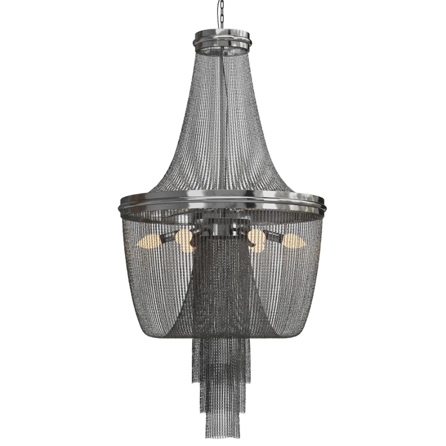 Rue Metal Chain Chandelier - Image 1