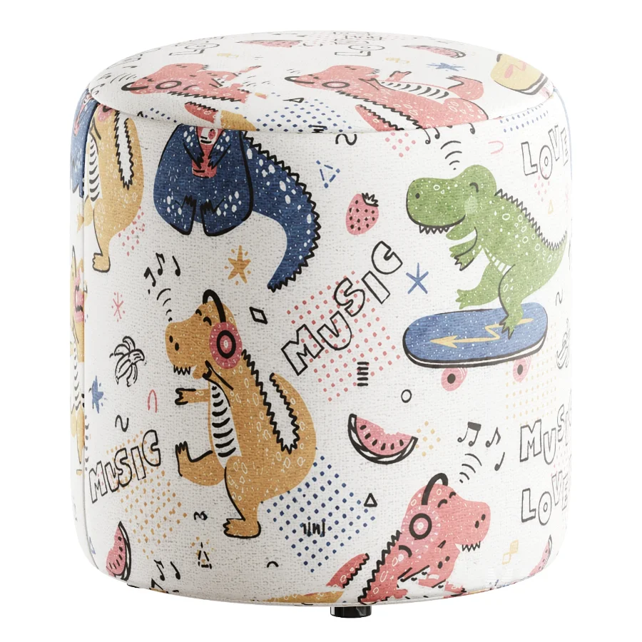 Childrens round pouf - Image 1