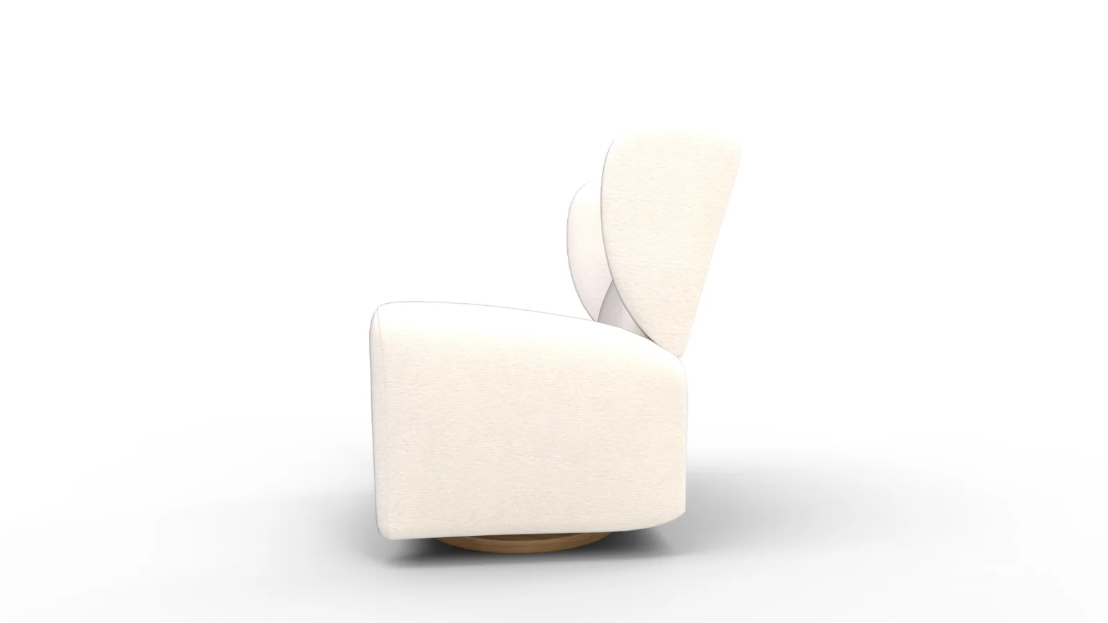 Seesaw Cream Boucle Power Recliner Chair - Image 6