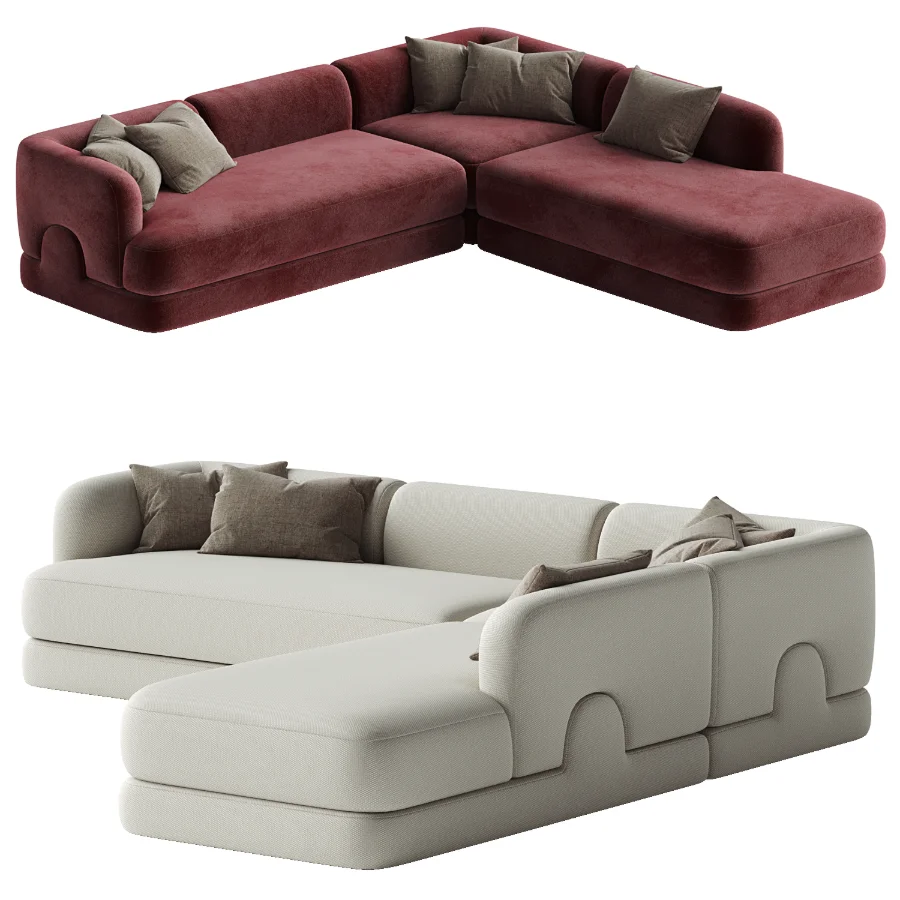 Mosaico Modular Couch 3 - Image 1