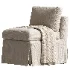 Fable Slipcover Dining Slipper Chair Beige - Thumbnail 2