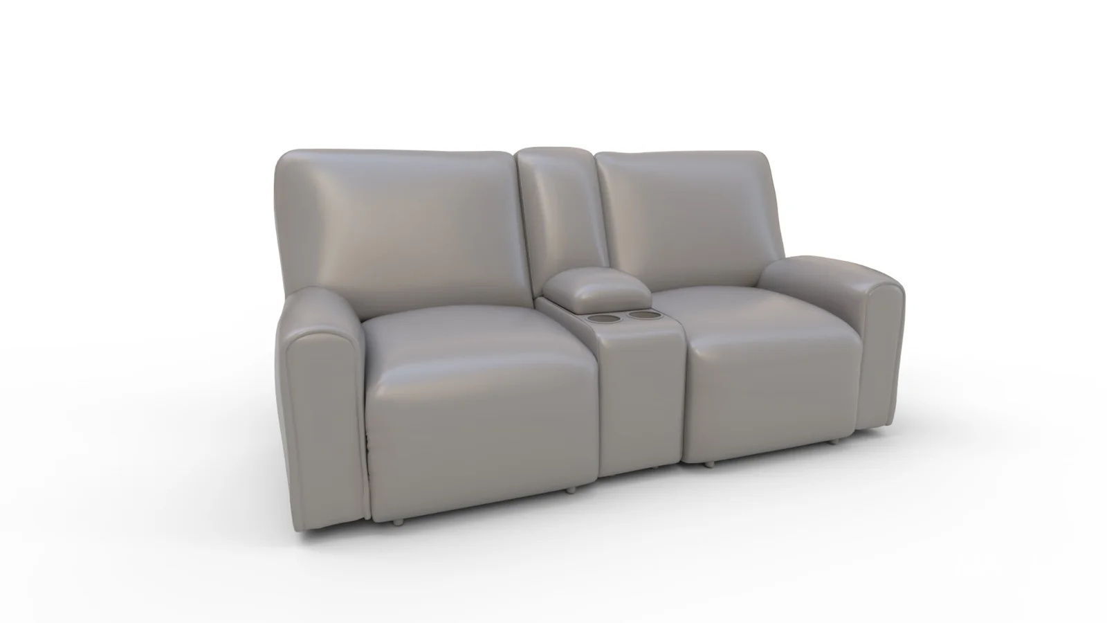 Easy-Going Stretch Recliner Loveseat - Image 1