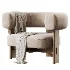 Thea Occasional Chair Berry - Thumbnail 2