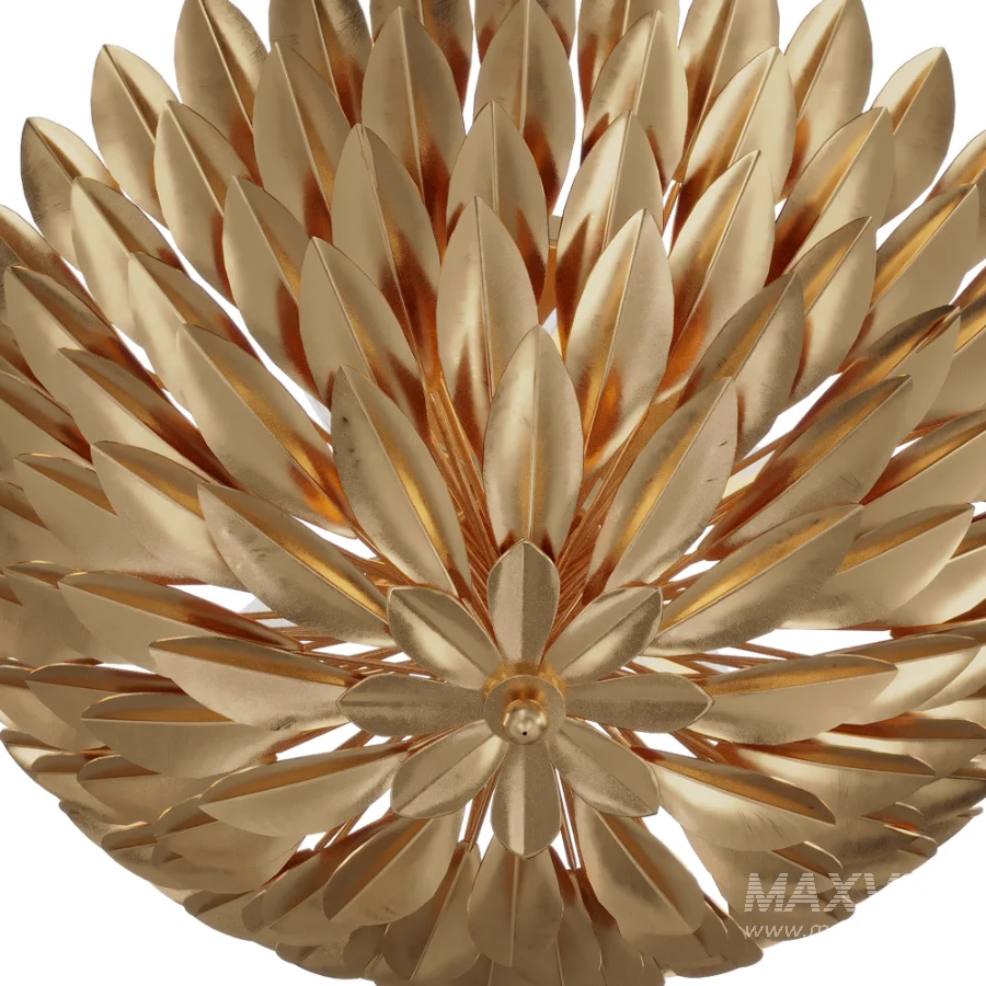 Olive Leaf Semi-Flush Ceiling Light - Image 8