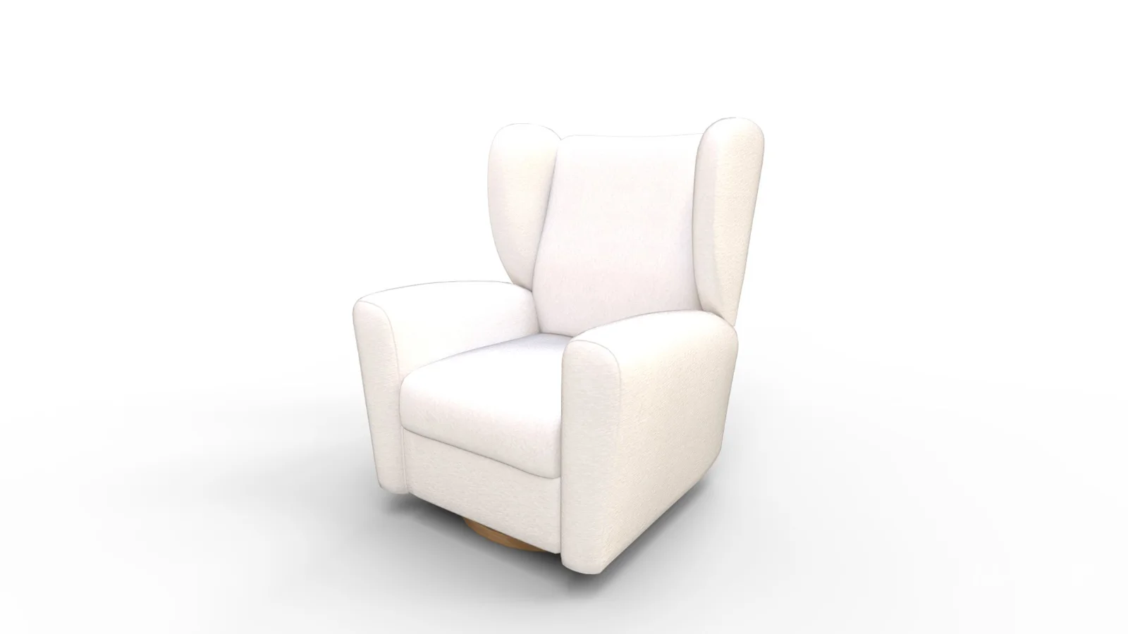 Seesaw Cream Boucle Power Recliner Chair - Image 4