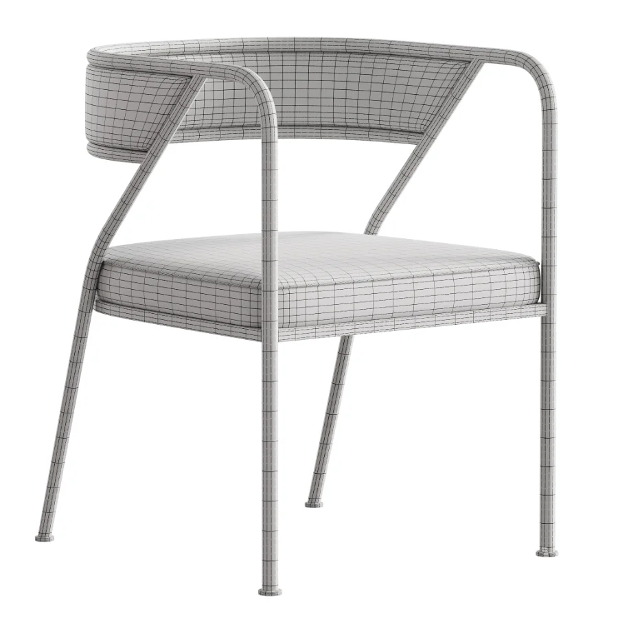 Dining Room Glam Chair Gold Legs Velvet Arm Chair - Image 7