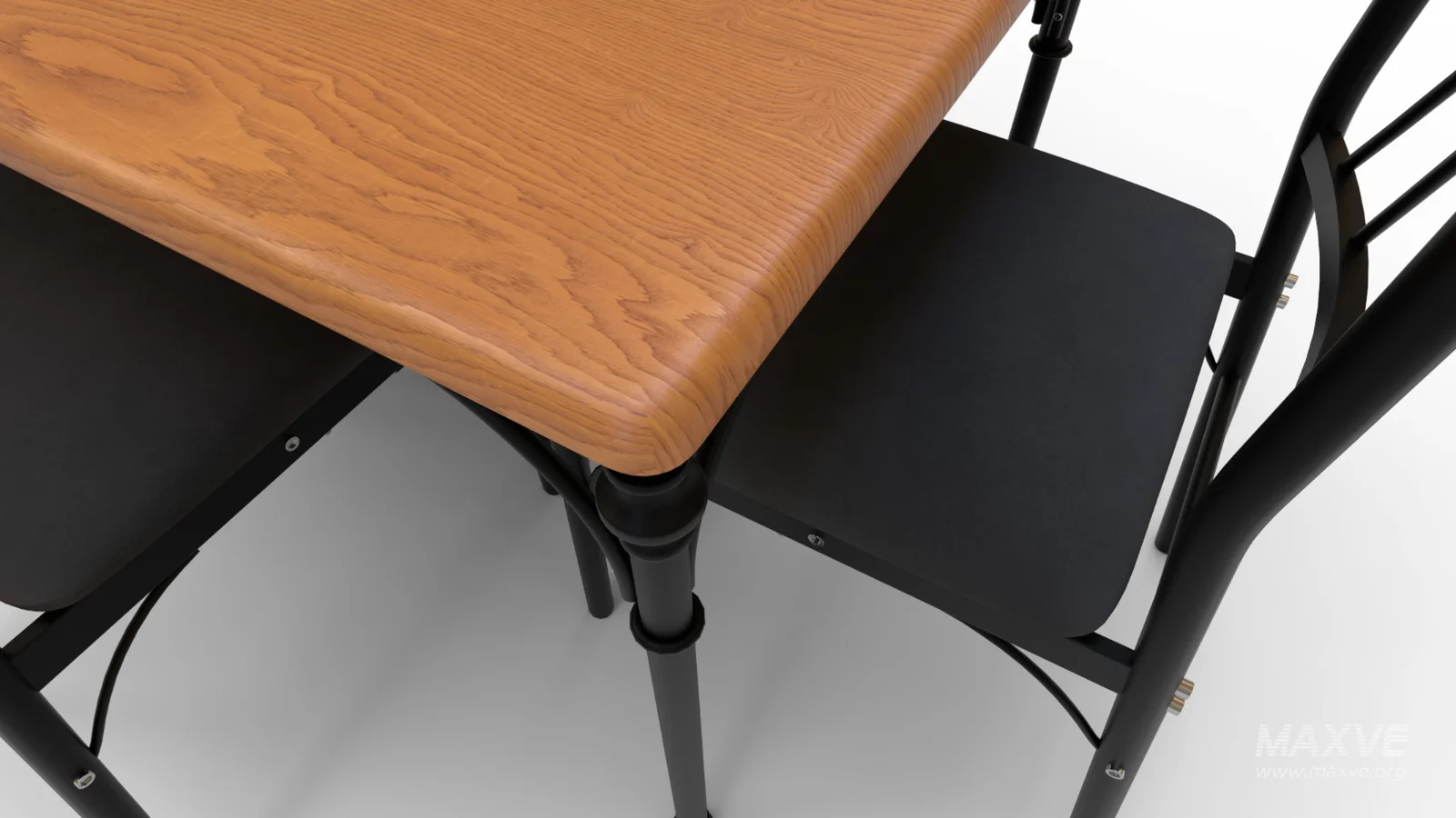 Kitchen Table and Chairs for 4 with Padded Seats - Image 9