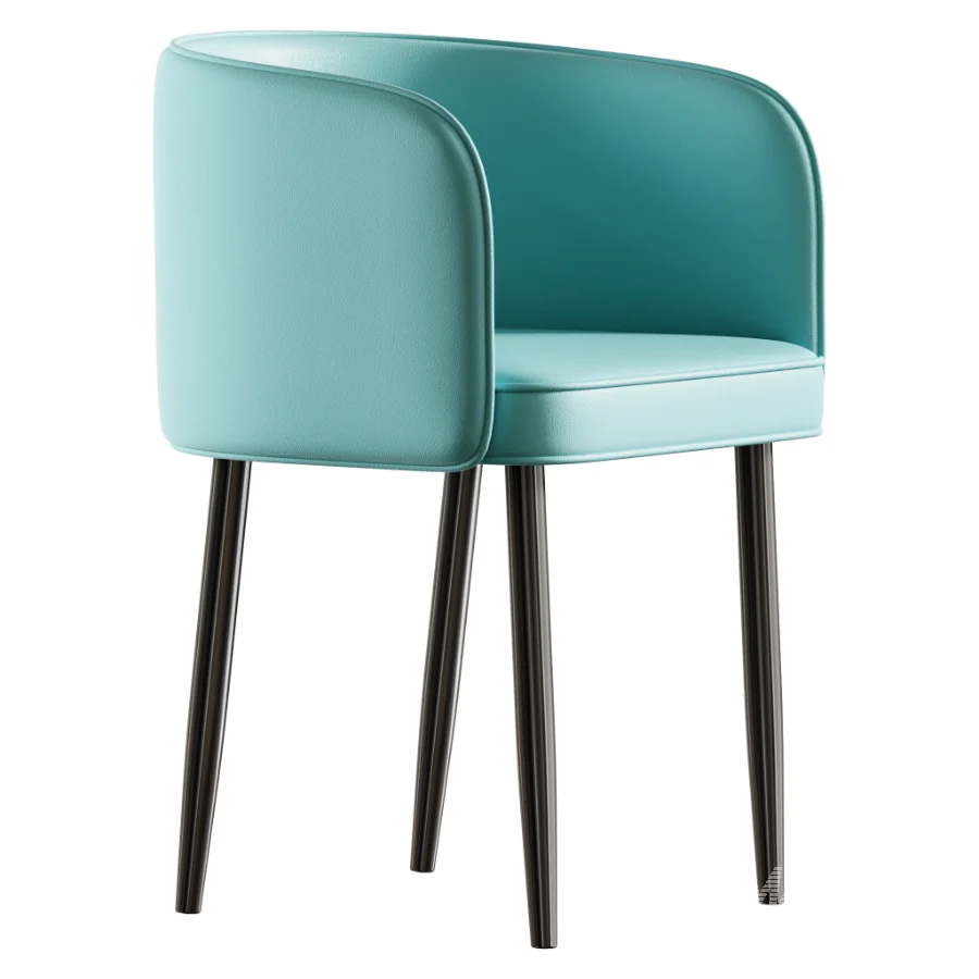 Arm Chair with Imperforate Back - Image 3