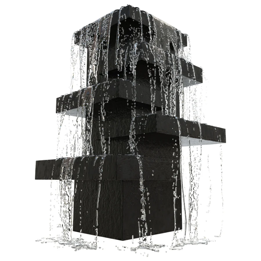 Modern Exterior Fountain - Image 3
