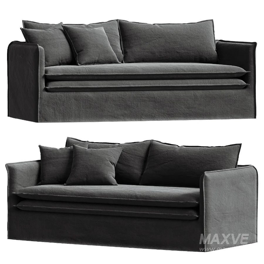 Keiichi Oxford 3 Seater Sofa - Image 3