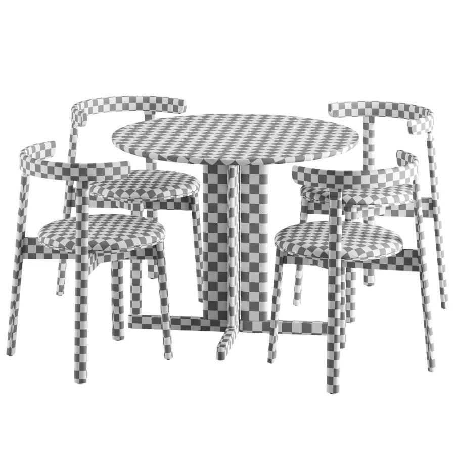 Lunar Chair Trefoil Table - Image 7