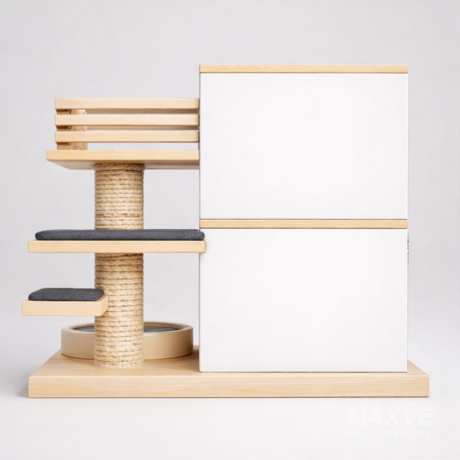 Modern Cat Tree House - Image 2