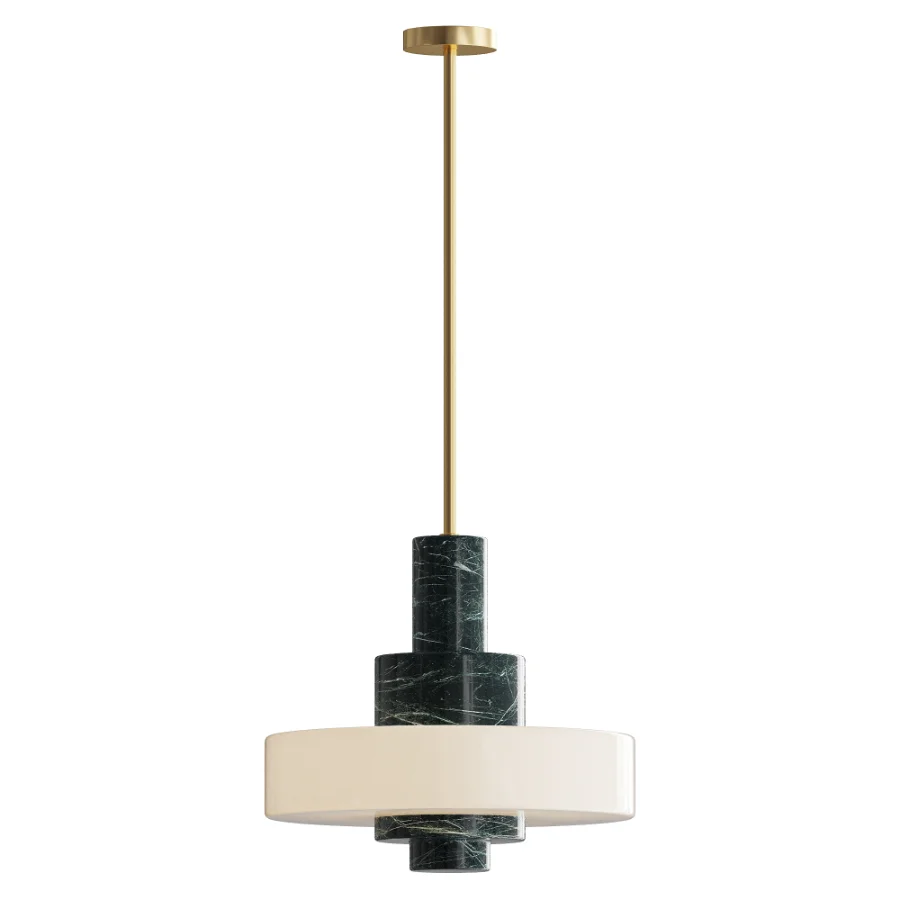 Mercury Green Marble Pendant Lamp - Image 2