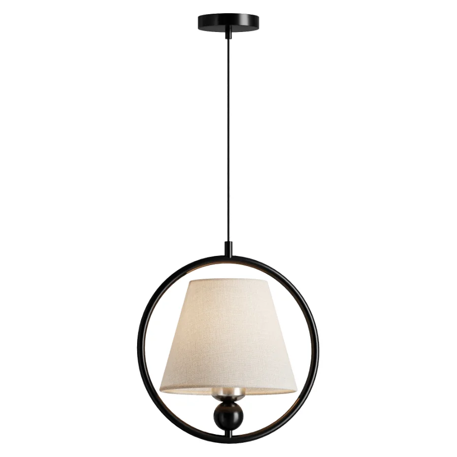 Shellure Sculptural Design Ring Hanging Lamp - Image 2
