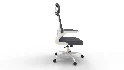 aveza office medium back chair mesh and fabric-dark grey - Thumbnail 3