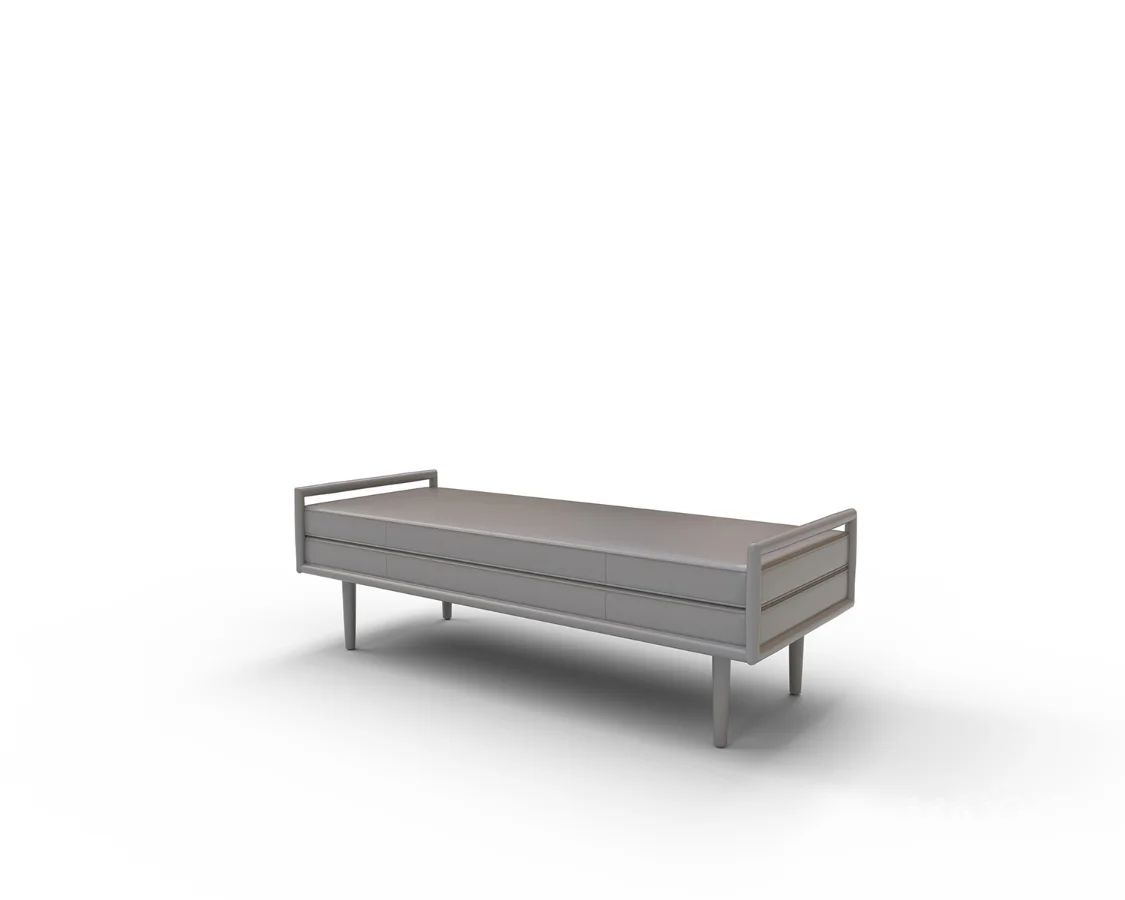 West Elm Nico Leather Bench - Image 5