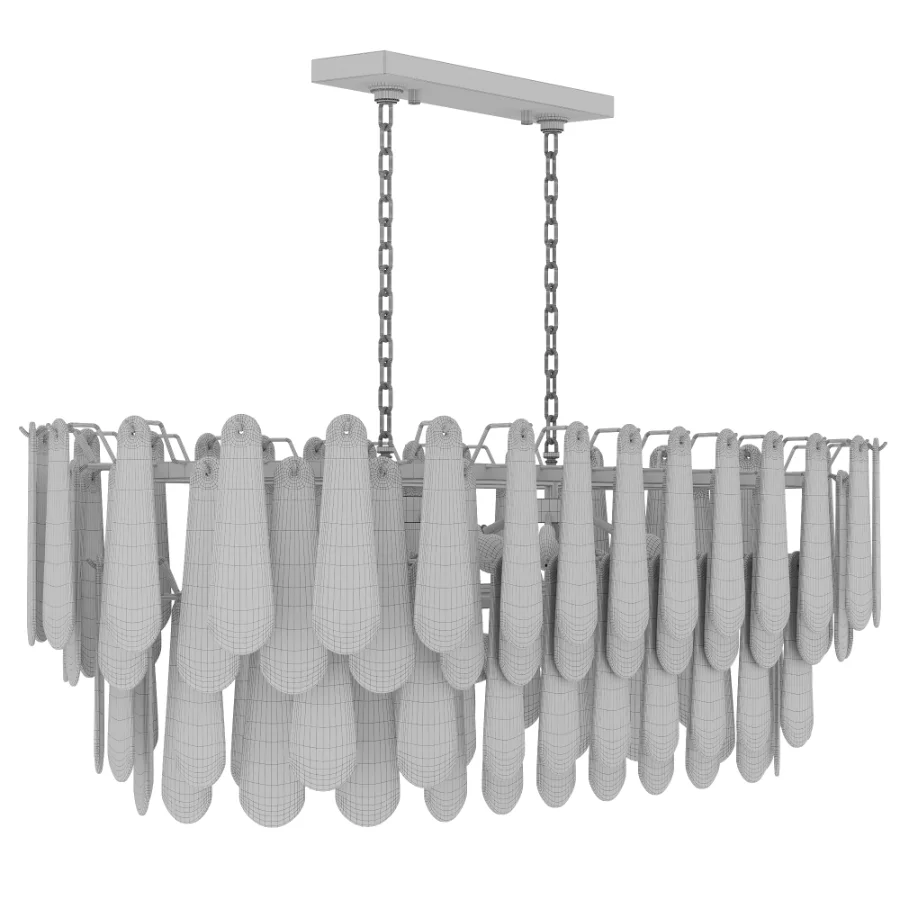 Alabaster Chandelier Pendant Light - Image 4