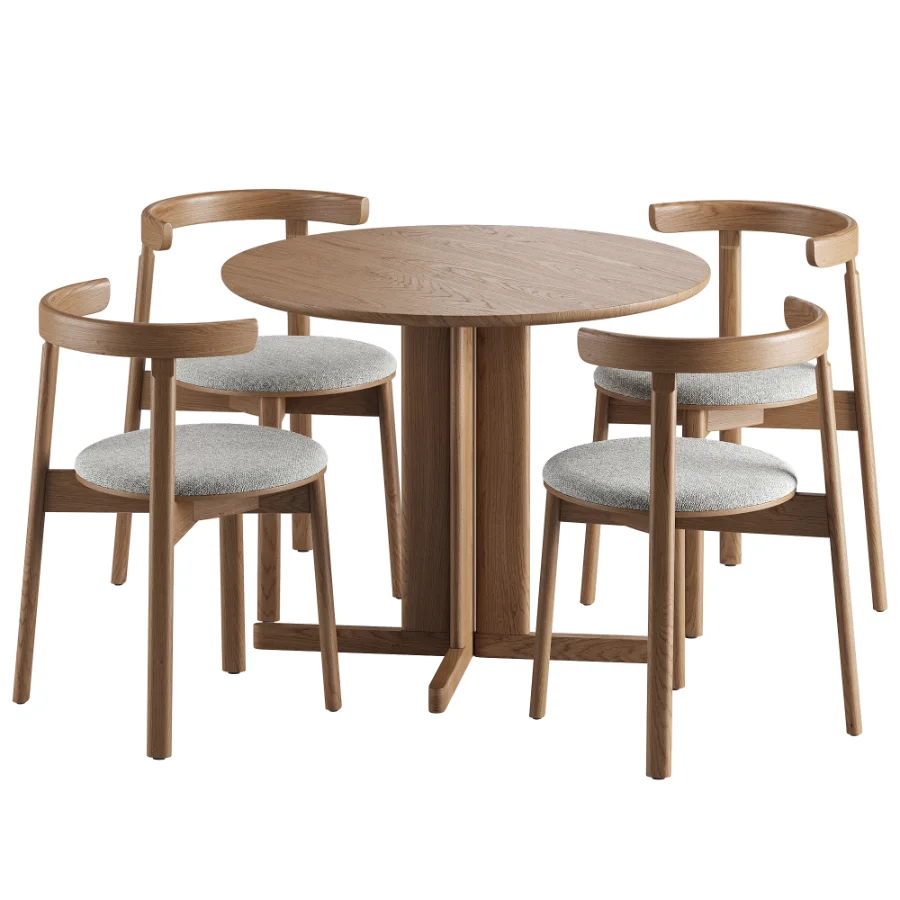 Lunar Chair Trefoil Table - Image 2