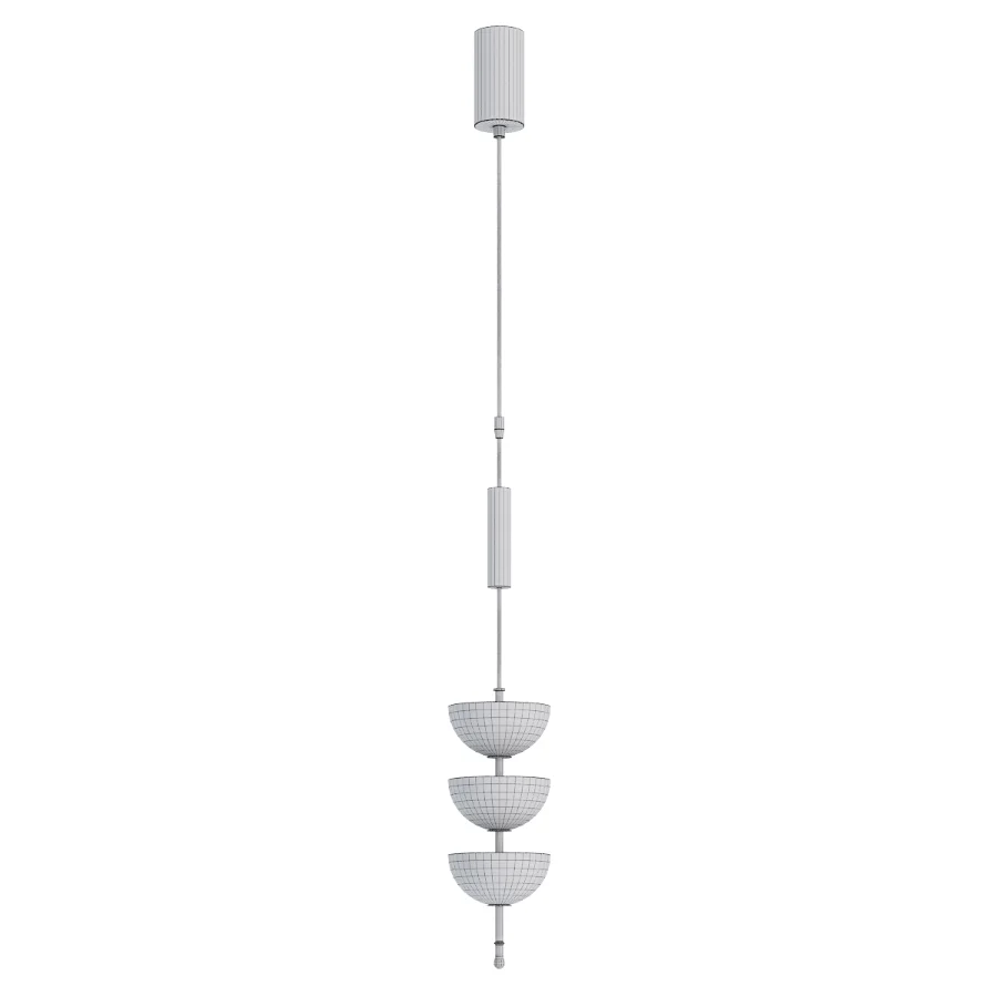 NIFANG Copper and Marble Pendant Lamp - Image 2
