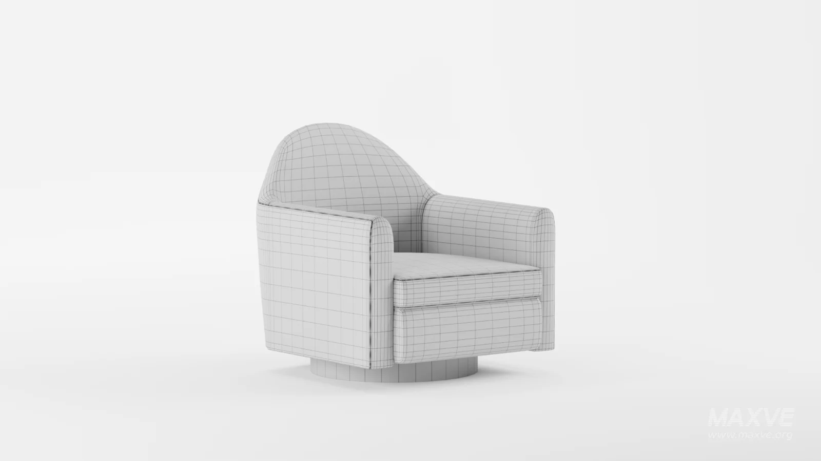 Haven Swivel Chair Poly Performance Velvet Dijon Dark Walnut - Image 10
