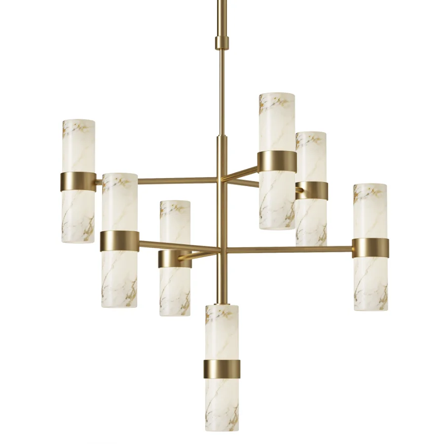 Isaac pendant lamp made of alabaster - Image 1