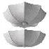Japanese Wabi Sabi Fabric Ceiling Light - Thumbnail 4
