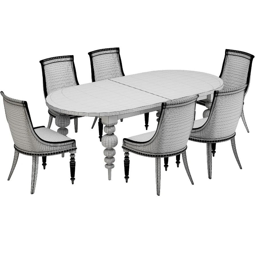 Dinning chair and table367 - Image 3