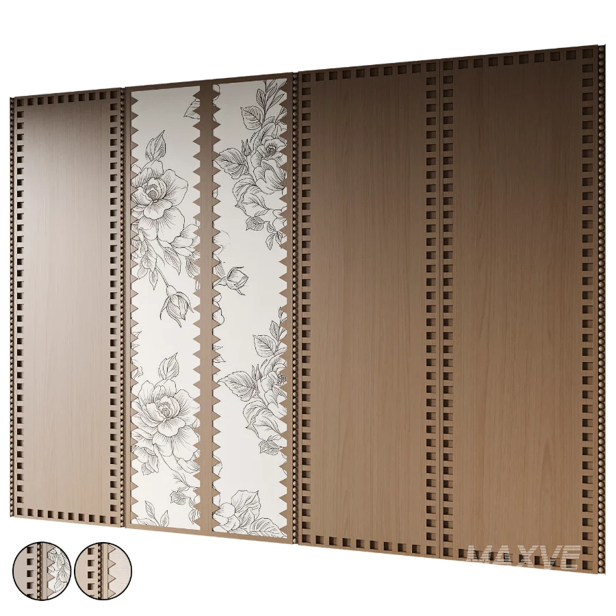 Aureline Floral Panels - Image 1